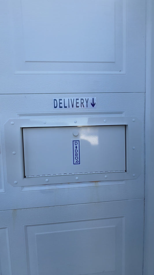 DDROP Garage Door Package Delivery Receptacle